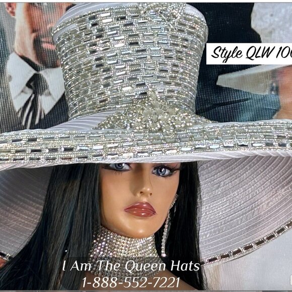 STUNNING Queen Church Hat | Custom Colors | $2500 Value Now $399! - Picture 4 of 5
